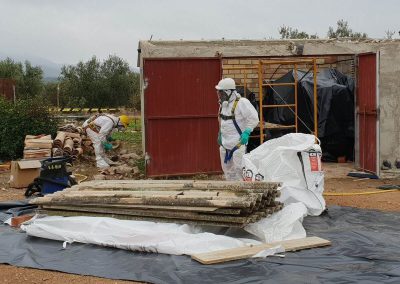 DESCONTAMINACIÓ D'AMIANT